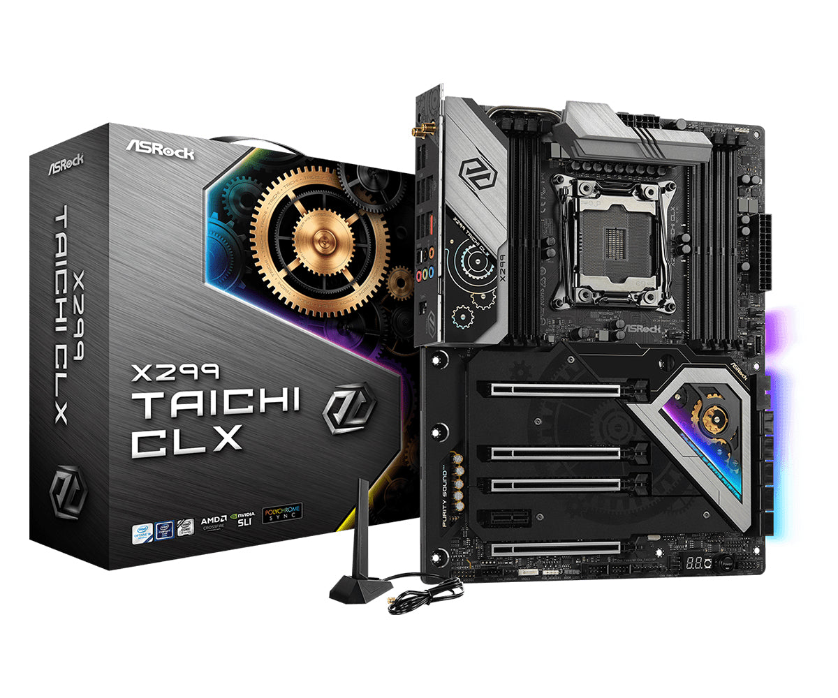 Asrock X299 Taichi CLX Intel® X299 LGA 2066 (Socket R4) ATX