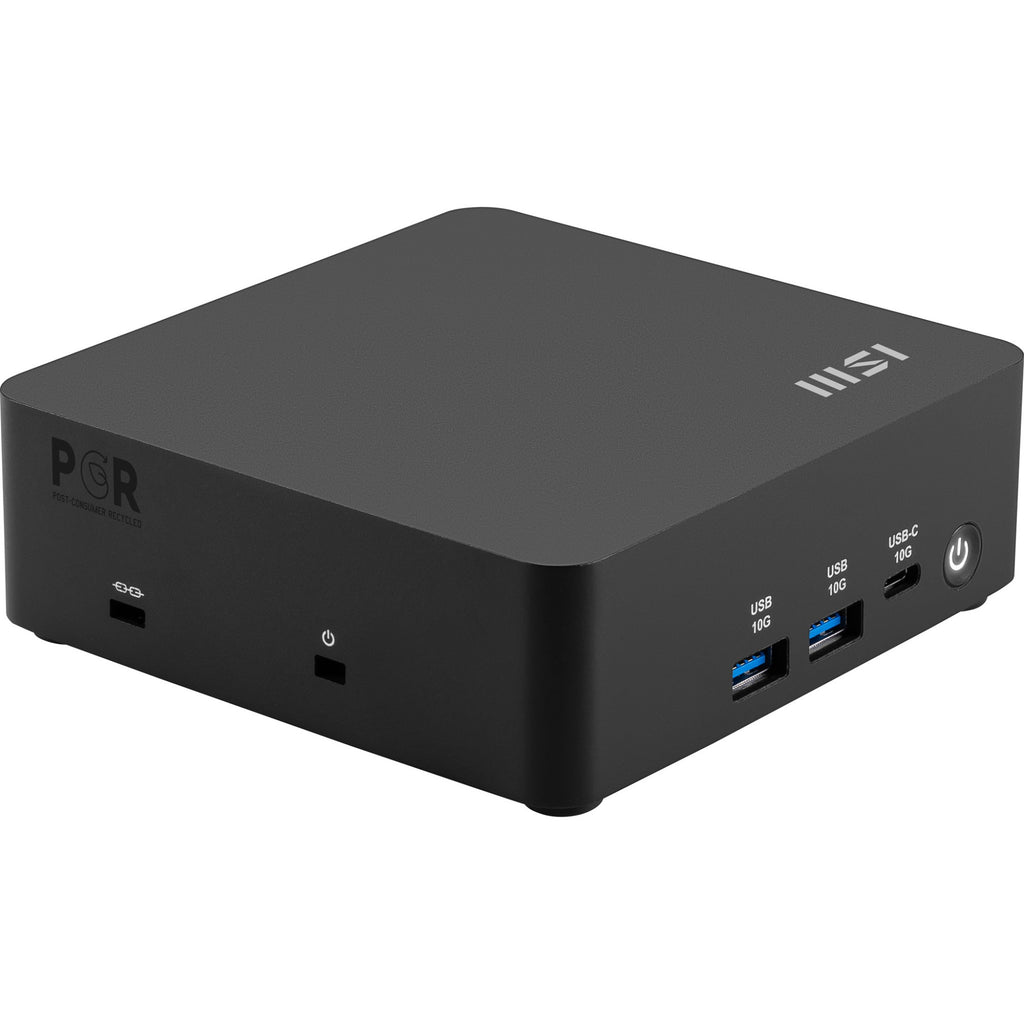 MSI Cubi NUC AI 1UMG-005EU Intel Core Ultra 7 155H 16 GB DDR5-SDRAM 1 TB SSD Windows 11 Pro Mini PC Black