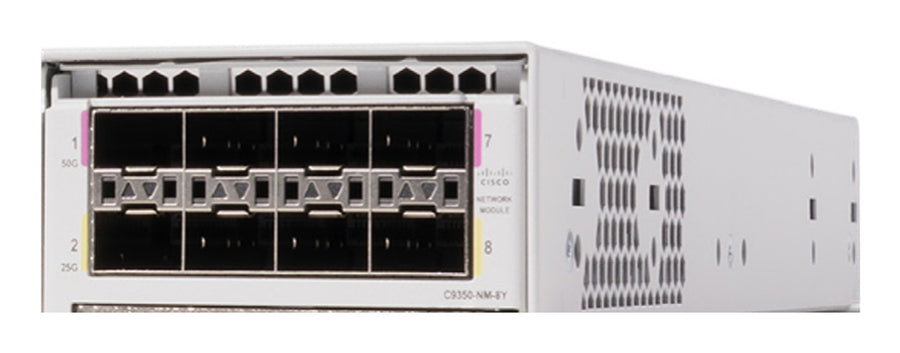 Cisco C9350-NM-8Y= network switch module 10 Gigabit Ethernet, Gigabit Ethernet, 25 Gigabit Ethernet