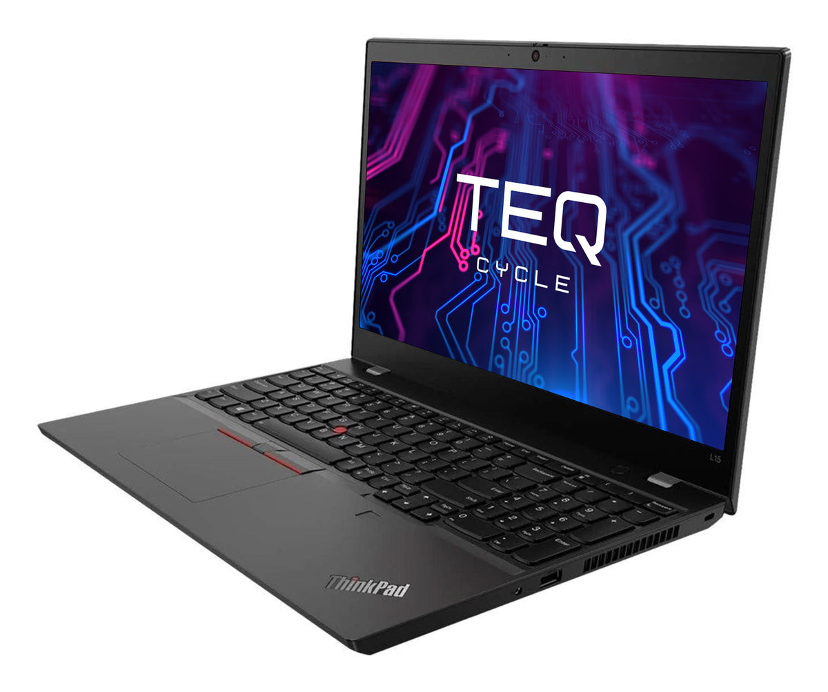 Teqcycle Lenovo ThinkPad L15 G1 Intel® Core™ i5 i5-10210U Laptop 39.6 cm (15.6") Full HD 16 GB DDR4-SDRAM 256 GB SSD Wi-Fi 6 (802.11ax) Windows 11 Pro Black Spanish