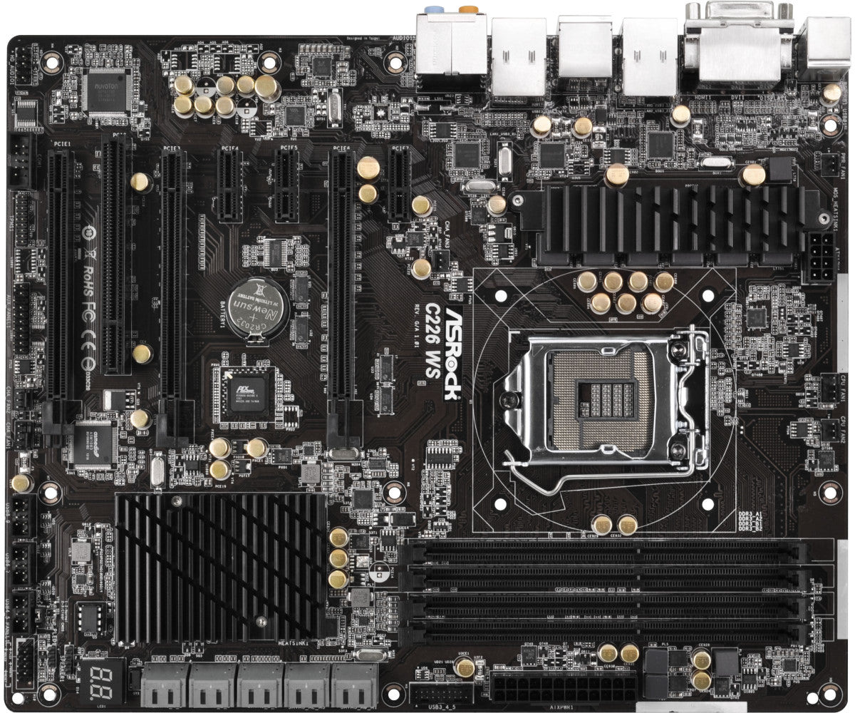 Asrock C226 WS Intel® C226 LGA 1150 (Socket H3) ATX