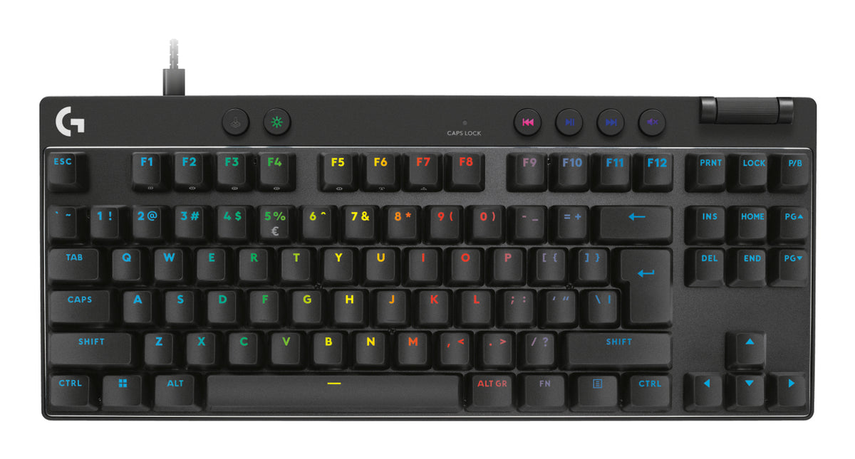 Logitech G PRO X TKL Rapid keyboard Gaming USB QWERTY US International Black