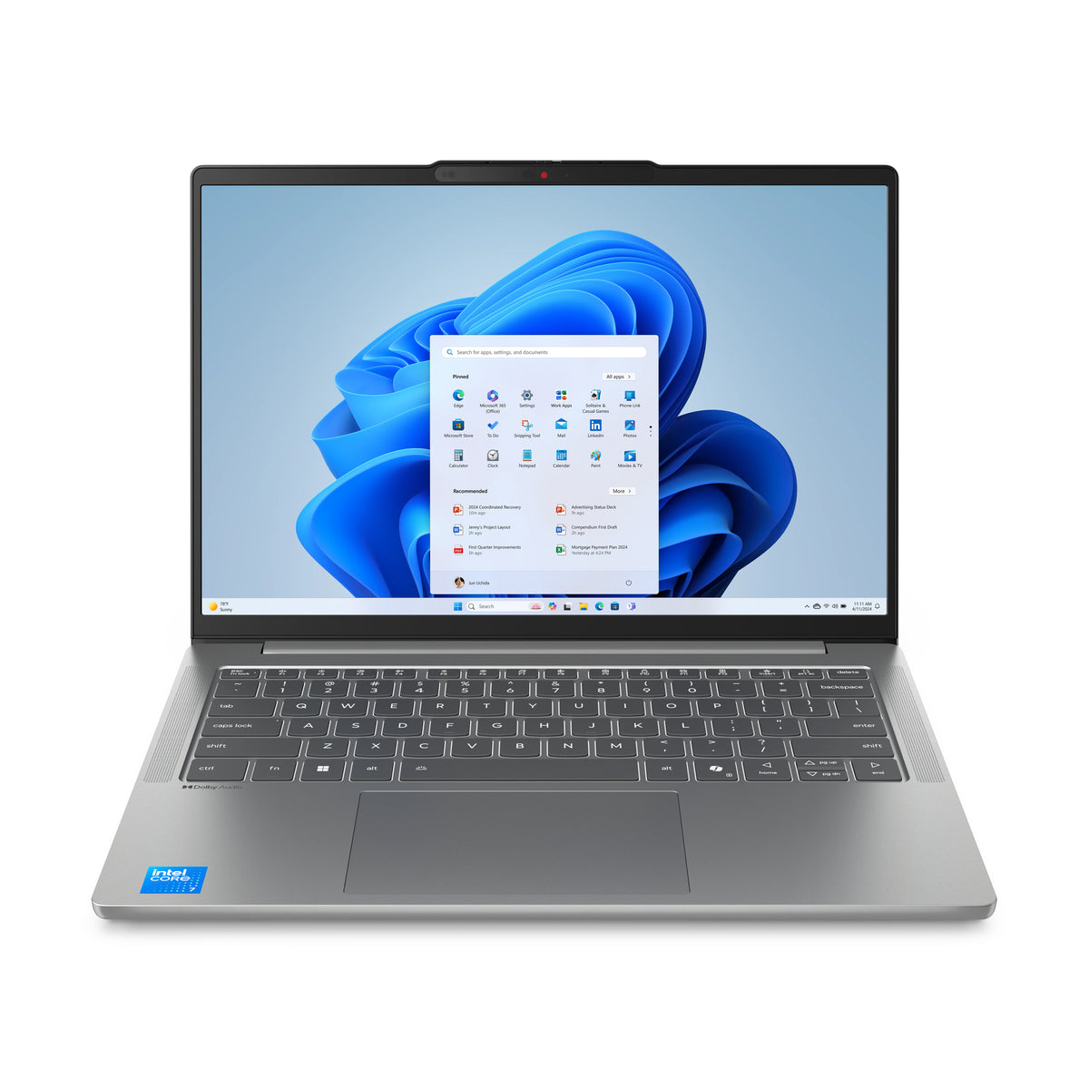Lenovo IdeaPad Slim 5 14AKP10 Copilot+ PC AMD Ryzen™ AI 5 340 Laptop 35.6 cm (14") WUXGA 16 GB DDR5-SDRAM 512 GB SSD Wi-Fi 7 (802.11be) Windows 11 Home Grey English