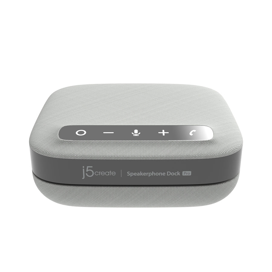 j5create JCDS337 USB-C® Dual 4K Speakerphone Dock Pro, Black