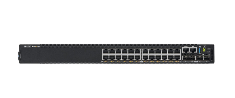 DELL N2224PX-ON Managed L3 2.5G Ethernet (100/1000/2500) Power over Ethernet (PoE) 1U Black