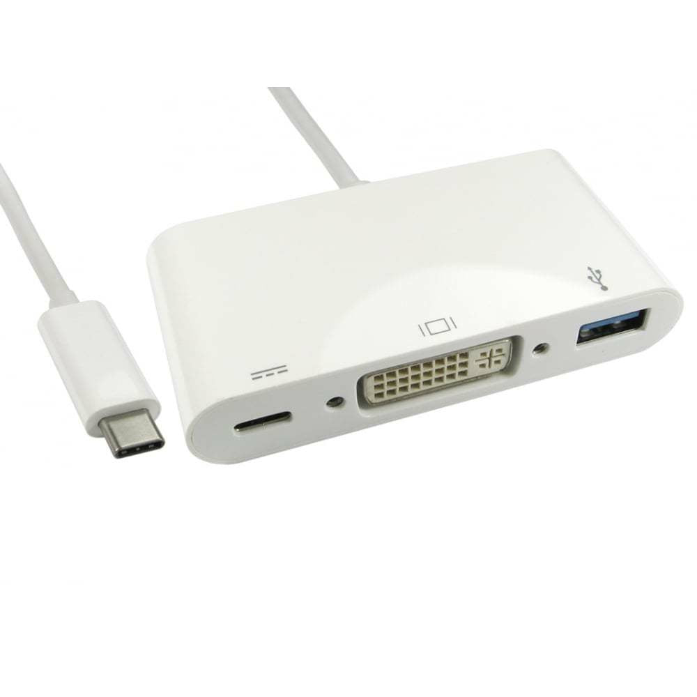 Cables Direct USB3C-DVIUSB-WPD USB 3.2 Gen 1 (3.1 Gen 1) Type-C White