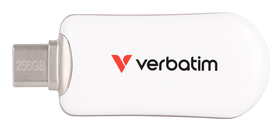 Verbatim Plectra USB-C Flash Drive White 256GB