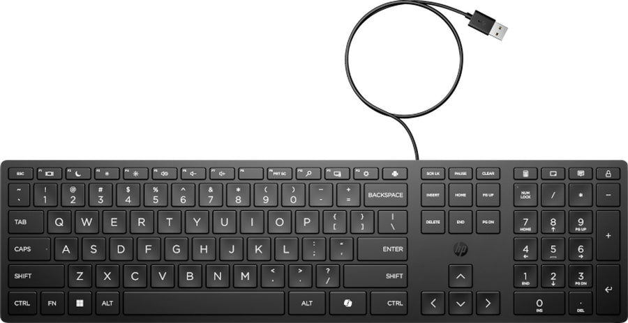HP 320K G2 USB Wired Keyboard (Bulk Qty.12)