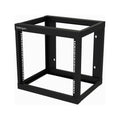 StarTech.com 2-Post 9U Heavy-Duty Wall-Mount Network Rack, 19" Open Frame Server Rack, 18" Deep, Wall Mount Data Rack for IT / AV / Patch Panel / Computer Equipment