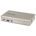 StarTech.com USB C Dock - USB-C to DisplayPort 4K 30Hz or VGA - 65W USB Power Delivery Charging - 4-Port USB 3.1 Gen 1 Hub - Universal USB-C Laptop Docking Station with Ethernet - TAA
