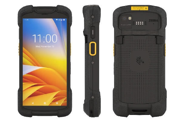 Zebra TC73 handheld mobile computer 15.2 cm (6") 1080 x 2160 pixels Touchscreen 349 g Black, Yellow
