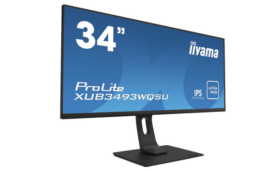 iiyama ProLite XUB3493WQSU-B1 computer monitor 86.4 cm (34") 3440 x 1440 pixels UltraWide Quad HD LED Black