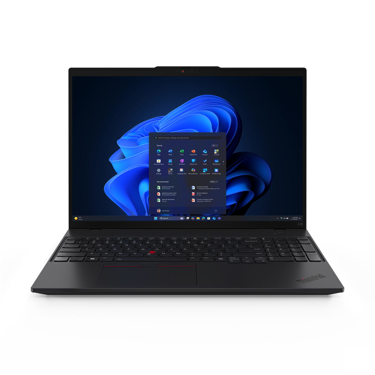 Lenovo ThinkPad L16 Gen 2 (AMD) AMD RyzenT 7 PRO 250 Laptop 40.6 cm (16") WUXGA 16 GB DDR5-SDRAM 512 GB SSD Wi-Fi 7 (802.11be) Windows 11 Pro UK English Black