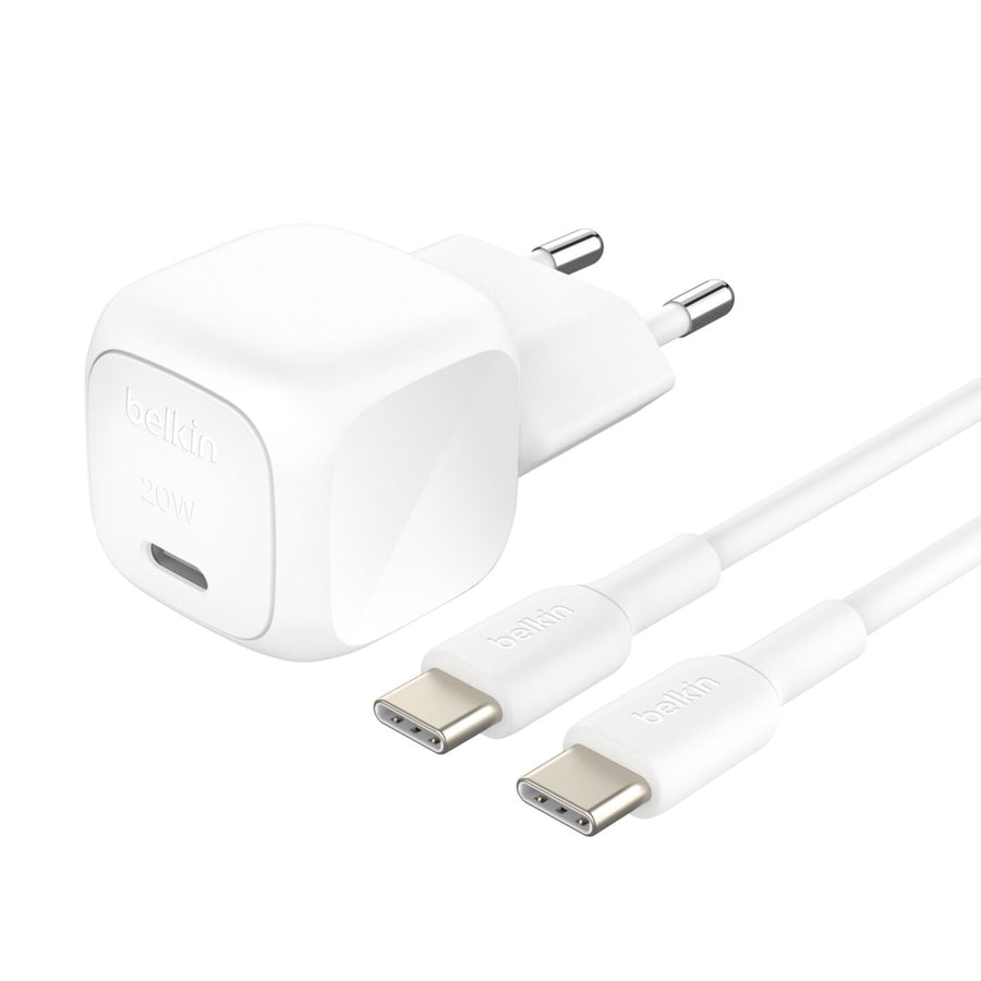 Belkin WCA009KQ1MWH-B6 mobile device charger Universal White AC Fast charging Indoor