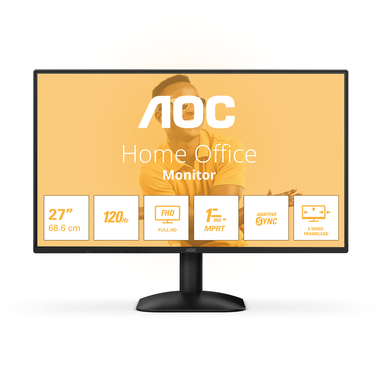 AOC B3 27B31H computer monitor 68.6 cm (27") 1920 x 1080 pixels Full HD Black