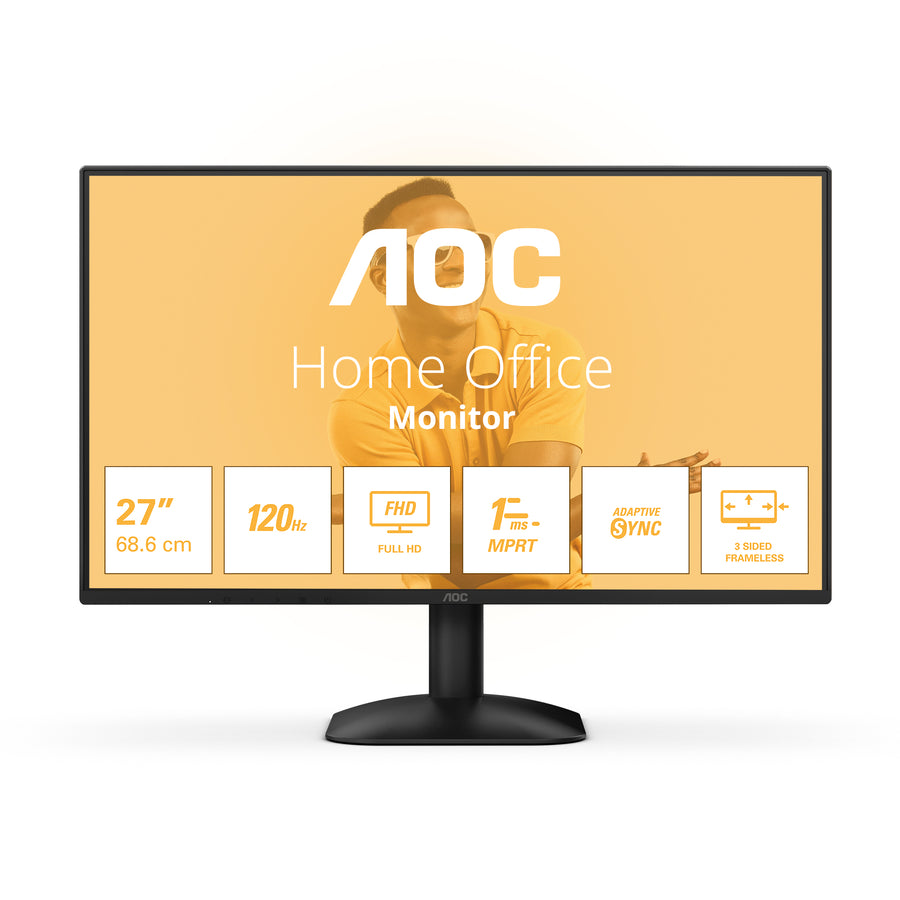 AOC B3 27B31H computer monitor 68.6 cm (27") 1920 x 1080 pixels Full HD Black