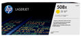 HP CF362X/508X Toner cartridge yellow, 9.5K pages ISO/IEC 19798 for HP CLJ M 552/E 55040