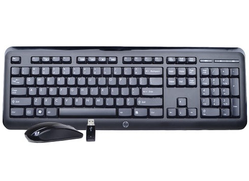 HP 667218-B41 keyboard Mouse included RF Wireless Black