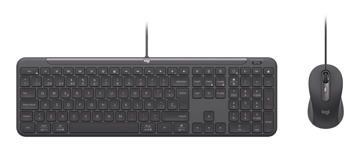 Logitech Signature Slim Combo MK620 For Business keyboard Mouse included Home/Office USB QWERTZ German Graphite