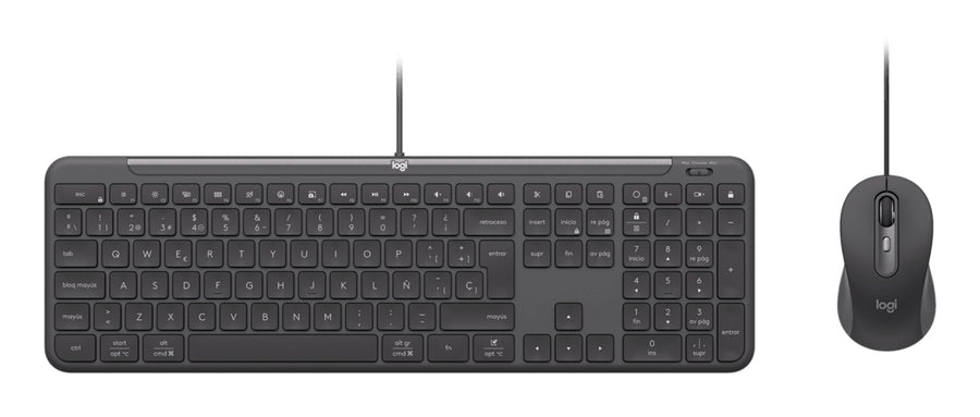 Logitech Signature Slim Combo MK620 For Business keyboard Mouse included Home/Office USB QWERTZ German Graphite