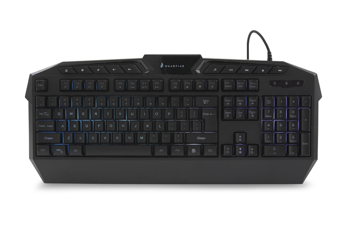 SureFire KingPin keyboard Gaming USB QWERTY English Black