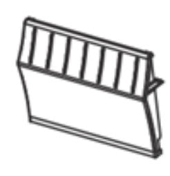 Zebra P1037990-004 printer/scanner spare part Front panel 1 pc(s)