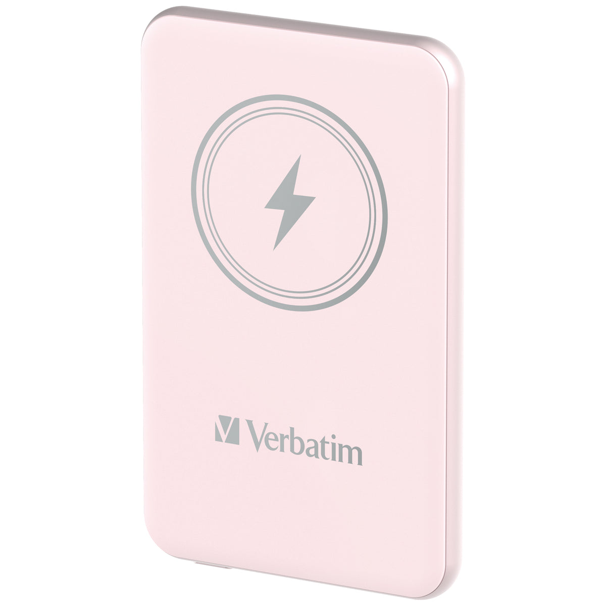 Verbatim Charge 'n' Go Magnetic Wireless Power Bank 5000mAh Pink
