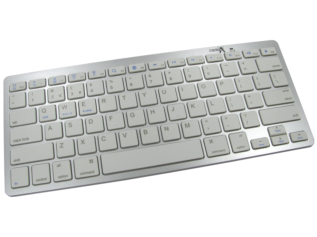 Cables Direct NLMS-KB001 mobile device keyboard Grey, White Bluetooth