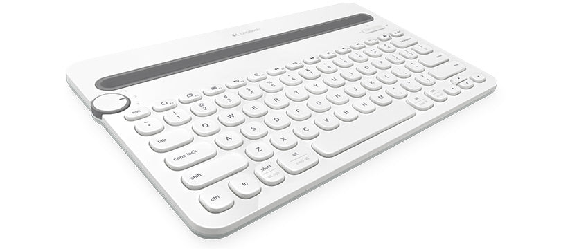 Logitech K480 QWERTZ Swiss Bluetooth Grey, White