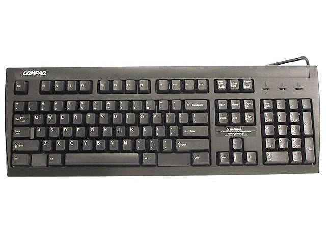 HPE Compaq PS/2 keyboard PS/2 Norwegian Black
