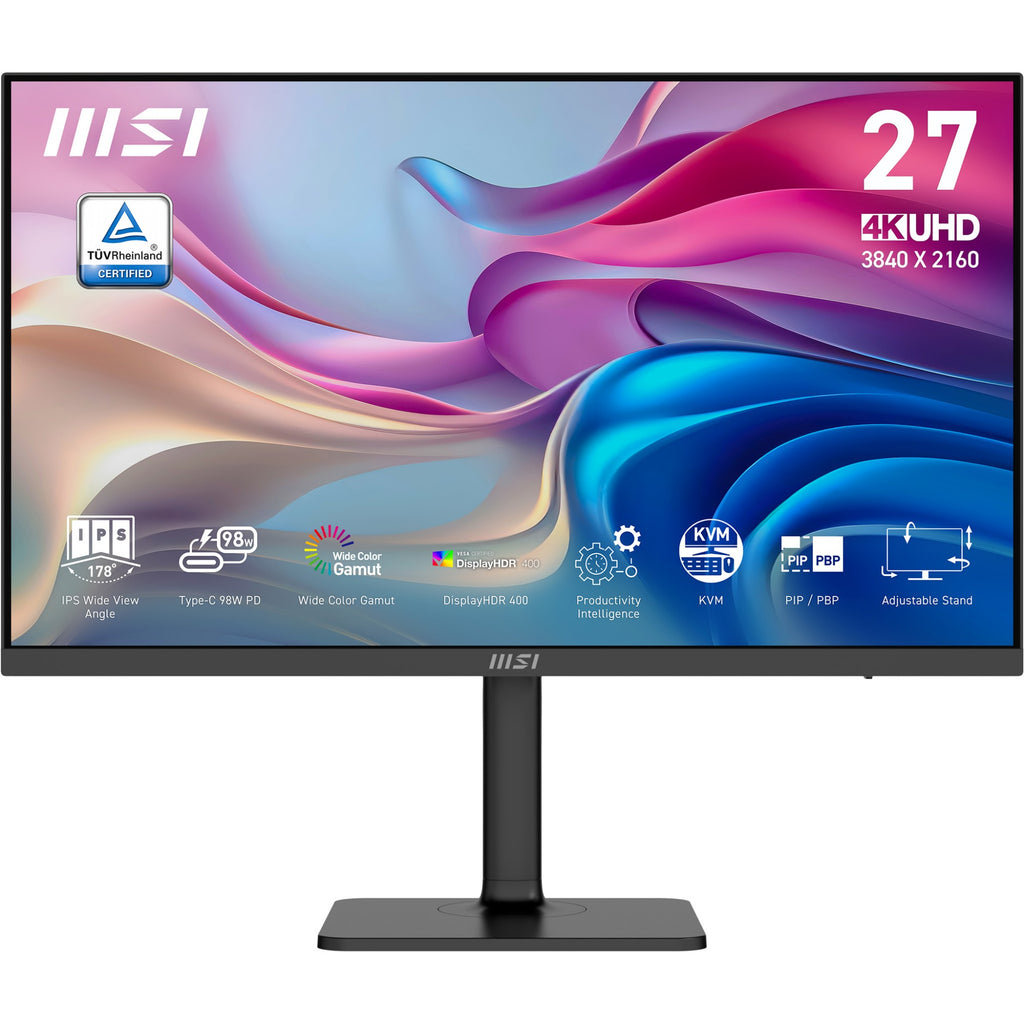 MSI Modern MD272UPHG computer monitor 68.6 cm (27") 3840 x 2160 pixels 4K Ultra HD Black