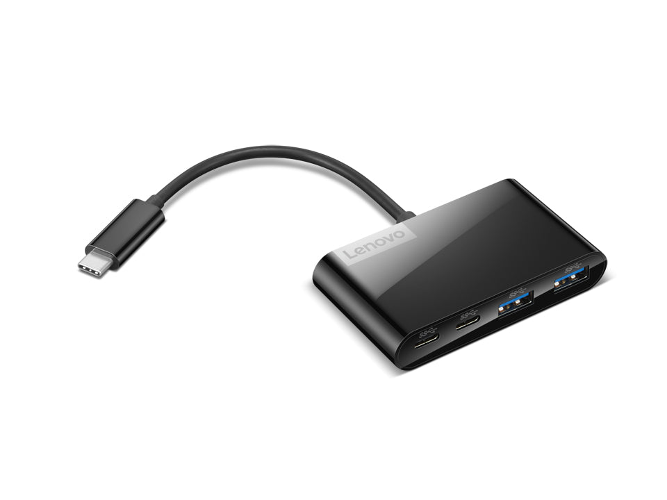 Lenovo GX91L84354 interface hub USB 3.2 Gen 1 (3.1 Gen 1) Type-C 625 Mbit/s Black