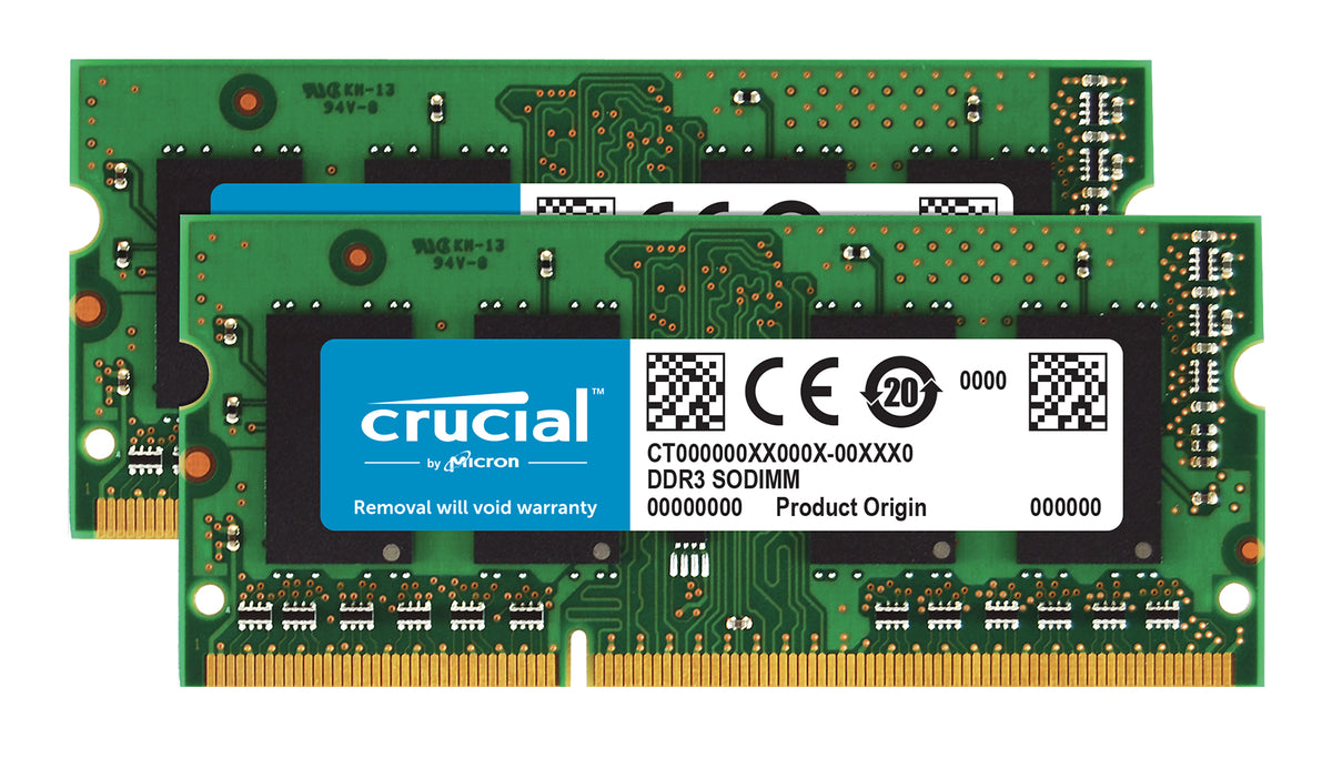 Crucial 8GB PC3-12800 Kit memory module 2 x 4 GB DDR3 1600 MHz