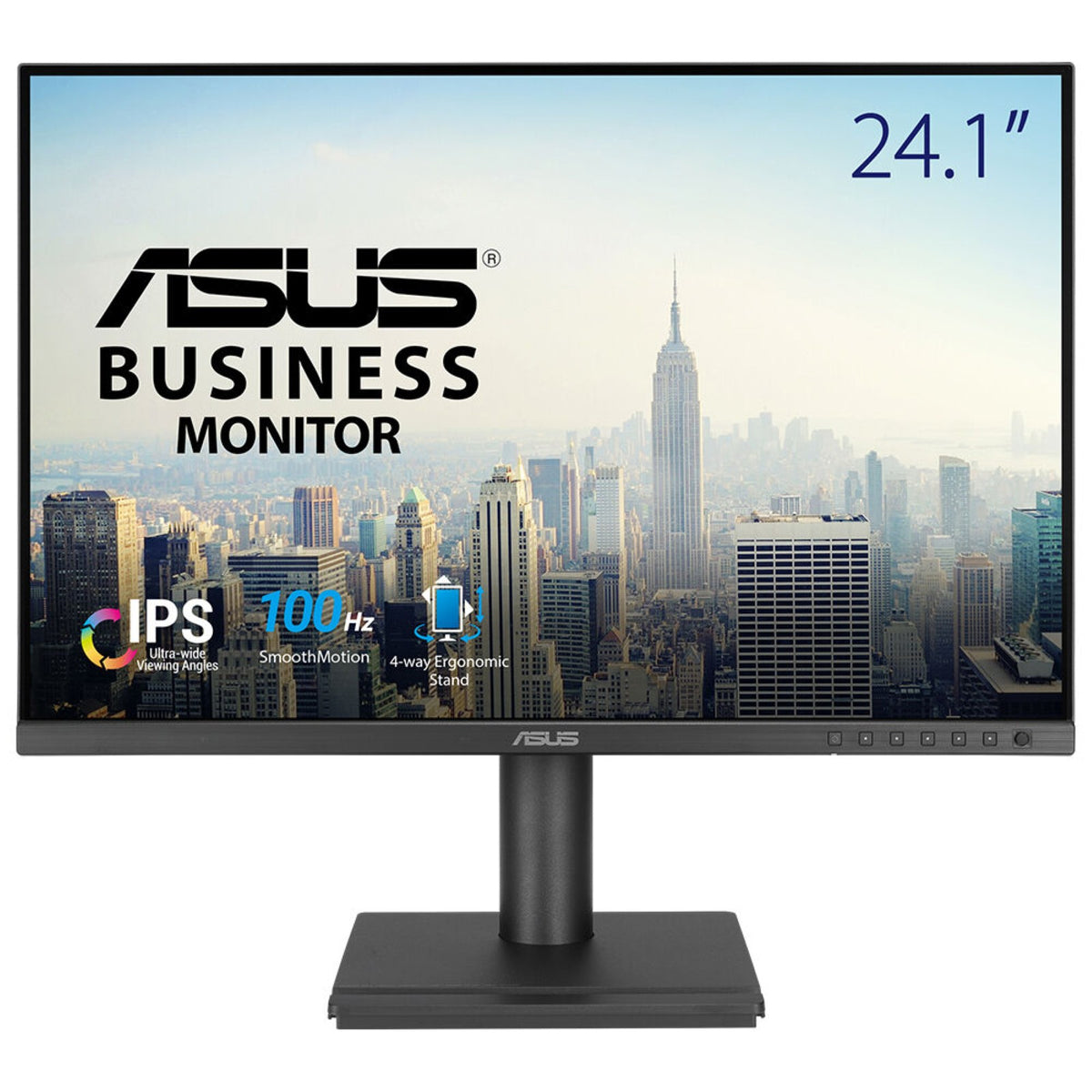 ASUS BE248QF computer monitor 61.2 cm (24.1") 1920 x 1200 pixels WUXGA LED Black