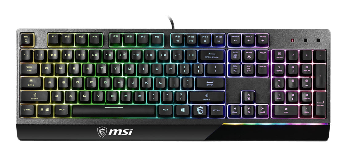 MSI VIGOR GK30 keyboard Gaming USB QWERTZ German Black