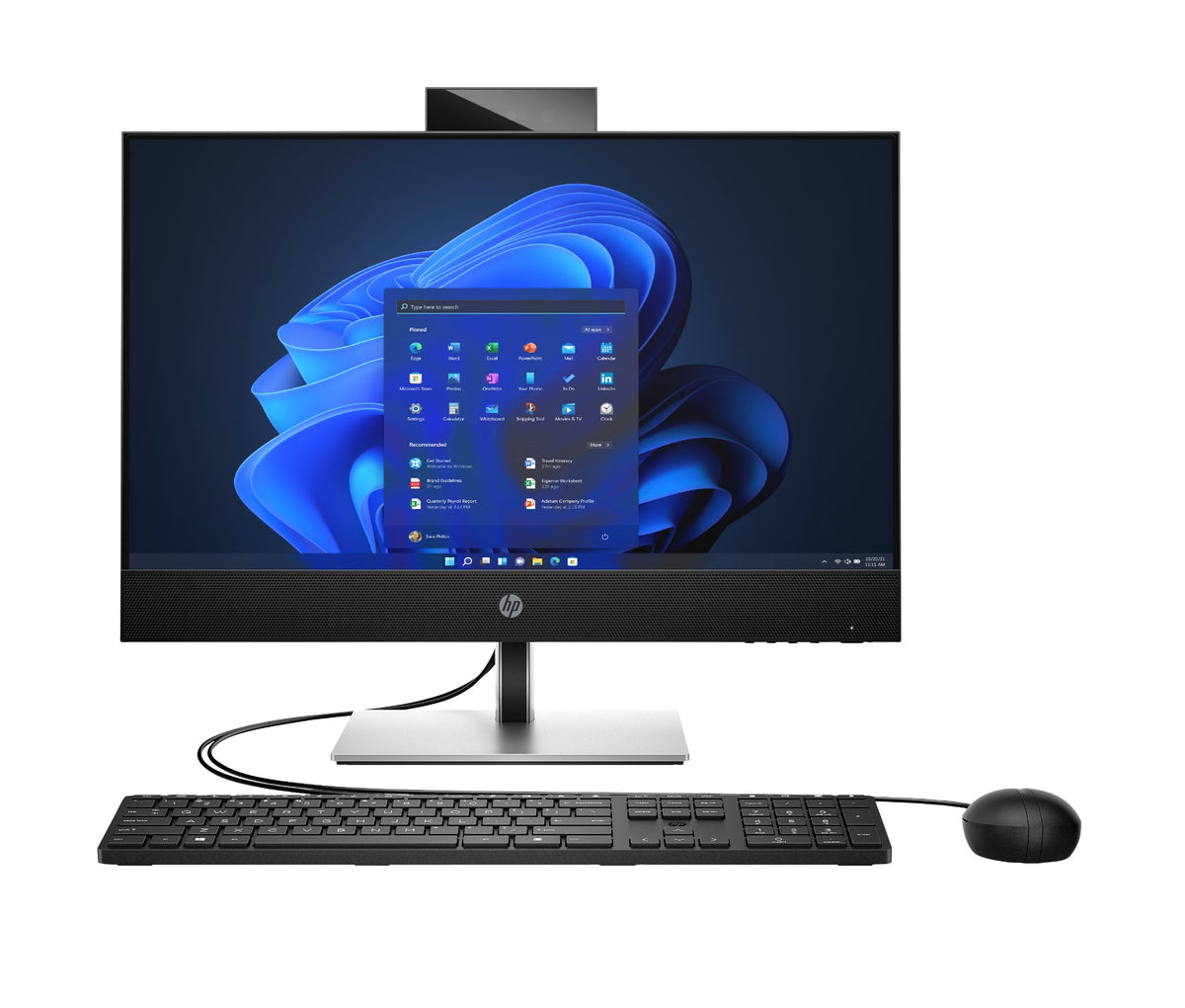 HP ProOne 440 G9 Intel� CoreT i7 i7-14700T 60.5 cm (23.8") 1920 x 1080 pixels All-in-One PC 16 GB DDR5-SDRAM 1 TB SSD Windows 11 Pro Wi-Fi 6E (802.11ax) Black