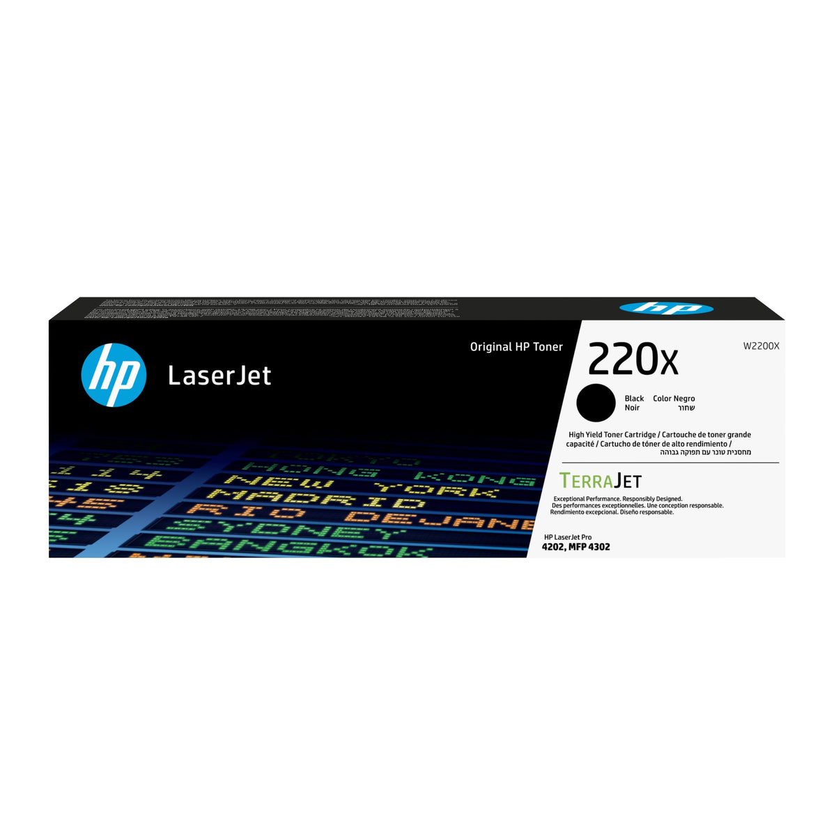 HP W2200X/220X Toner cartridge black high-capacity, 7.5K pages ISO/IEC 19798 for HP CLJ Pro 4202/e