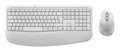 Logitech Signature Comfort Plus Combo MK880 keyboard Mouse included Universal RF Wireless + Bluetooth QWERTZ German White