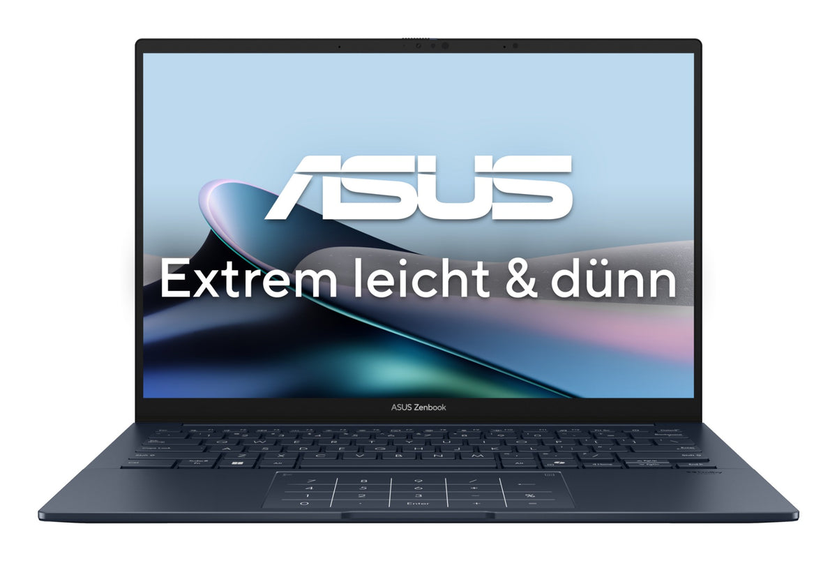 ASUS Zenbook 14 OLED UX3405CA-QD1303W Intel Core Ultra 7 255H Laptop 35.6 cm (14") WUXGA 16 GB LPDDR5x-SDRAM 1 TB SSD Wi-Fi 7 (802.11be) Windows 11 Home German Blue