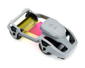 Zebra 800350-250EM printer ribbon 200 pages Black, Cyan, Magenta, Yellow