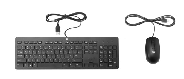 HP 928517-L31 keyboard Mouse included Office USB Black